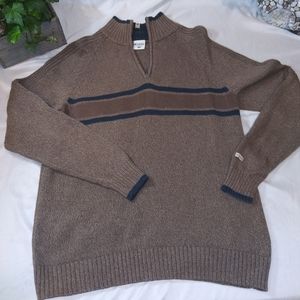 Columbia brown medium mens pullover sweatshirt